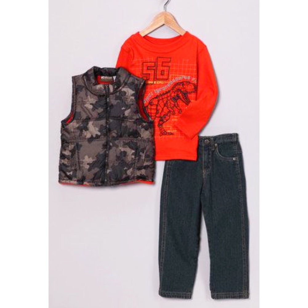 Boyz Wear by Nannette Camo Puffer Vest